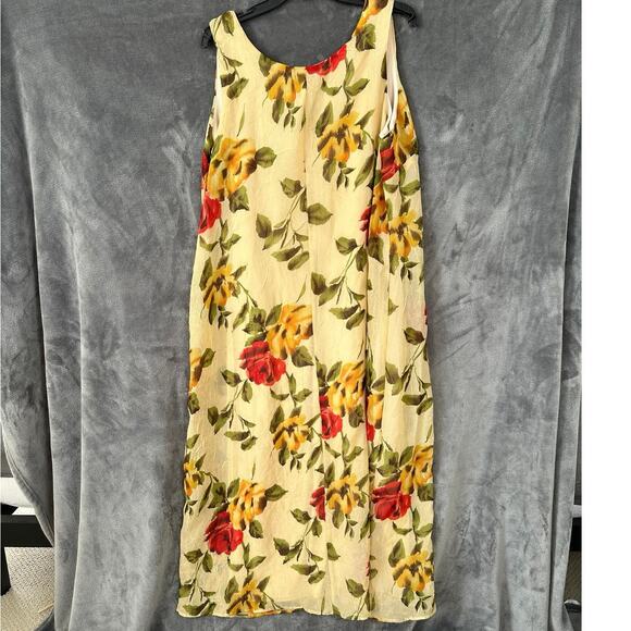 Mlle Gabrielle long gown women's lined polyester floral evening gown size 22 - Picture 5 of 8